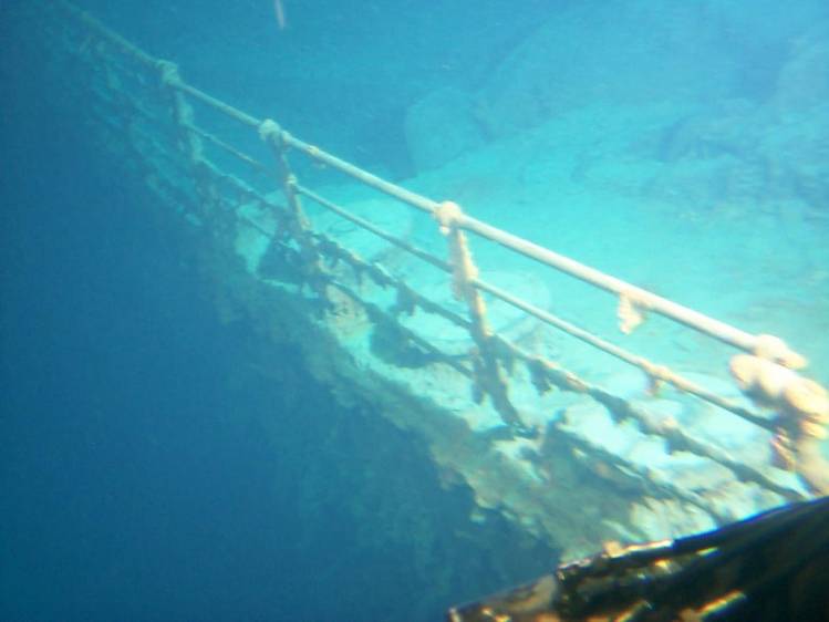 , Titanic wreck, 2.35 miles under Atlantic Ocean, 2 September 2000