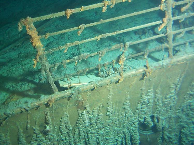 , Titanic wreck, 2.35 miles under Atlantic Ocean, 2 September 2000