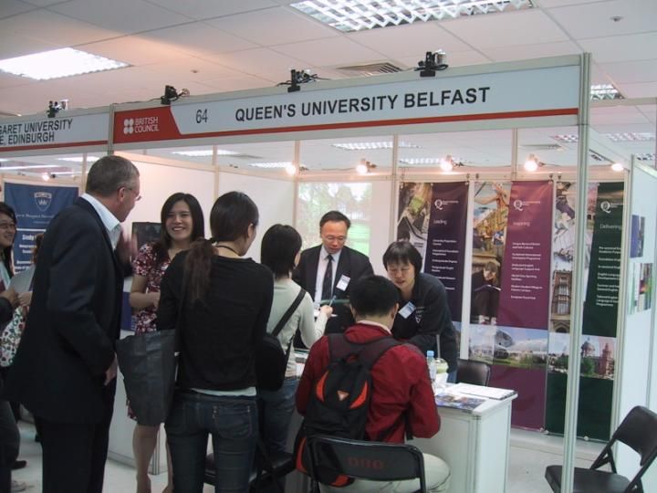 Small world!.  Just chanced upon Queen's University of Belfast  recruiting booth