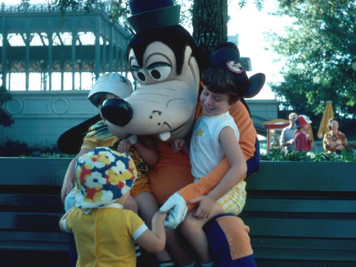 , Disney World, Orlando, Florida.  Xmas-time trip, 1975