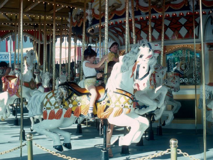 , Disney World, Orlando, Florida.  Xmas-time trip, 1975