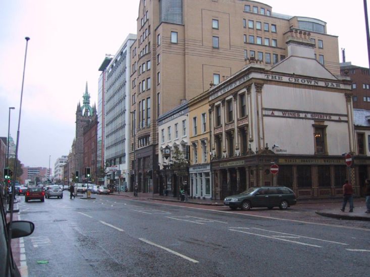 Crown Bar and Great Victoria Street