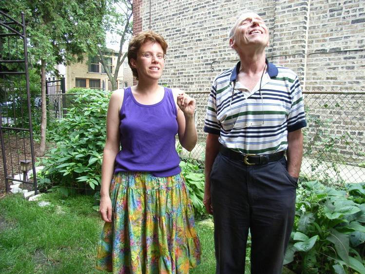  in Anita's yard, Chicago, 19 August 2006