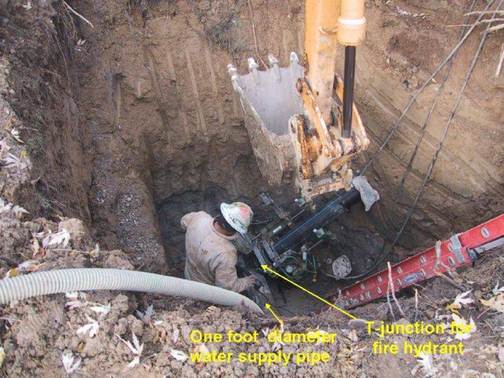  installation into new water main, 2006 