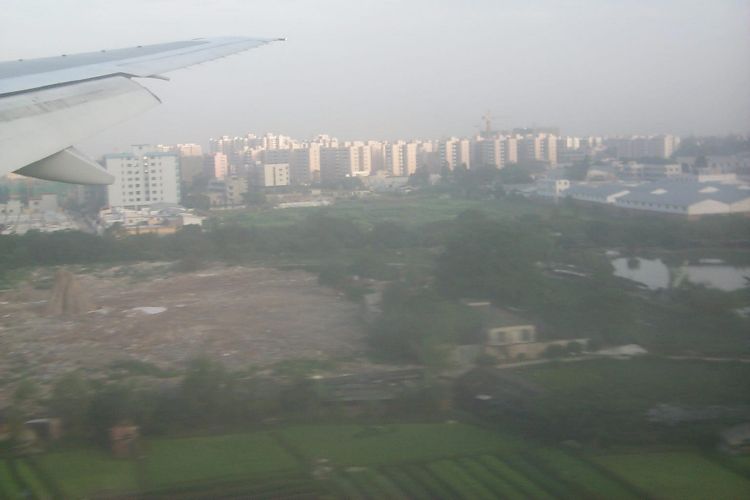 Arrival in Guangzhou (formerly Canton), China