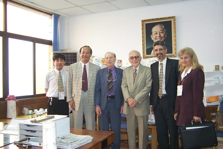 In Professor Wang's office, Chongqing, China