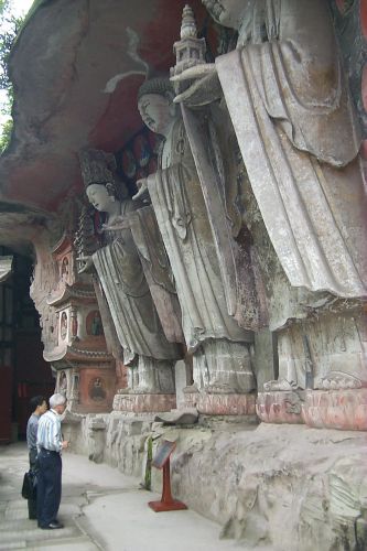 Stone carvings at Dazu, China, May 28 1999