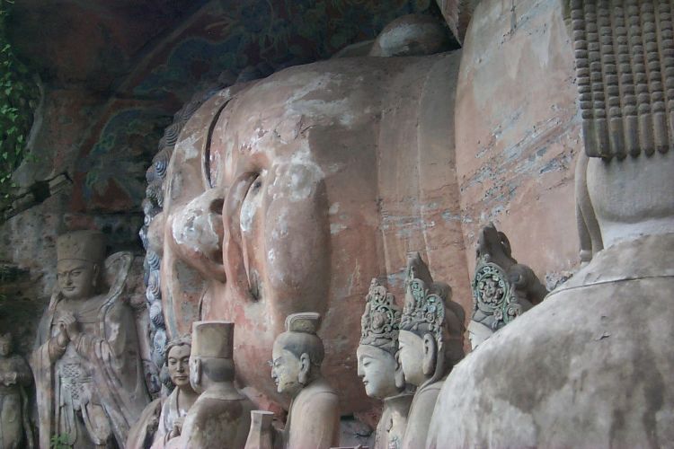 Stone carvings at Dazu, China, May 28 1999