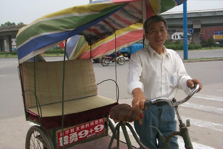 My Taxi driverin Xian, China