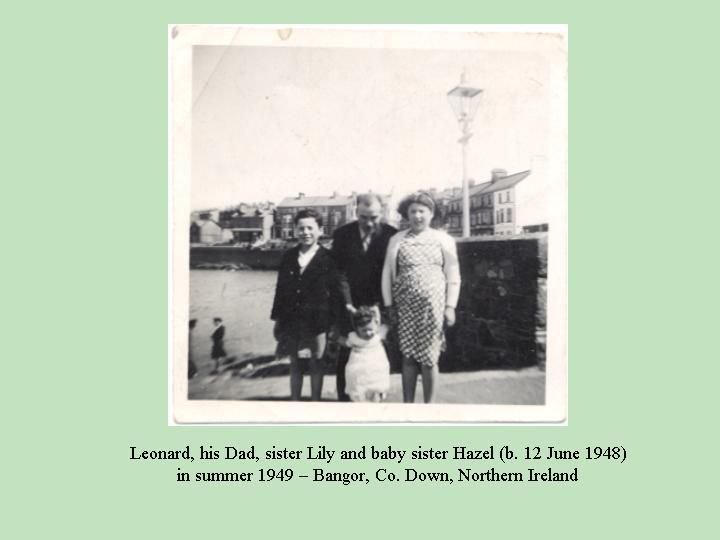 The early years - 1949 - Bangor, County Down, Northern Ireland