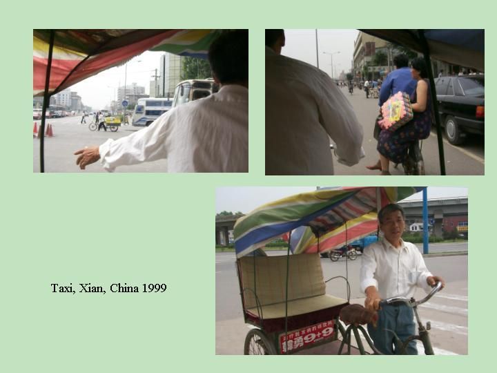 Taxi in Xian, China