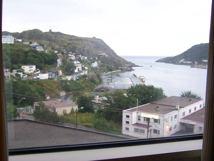 , St. Johns, Newfoundland, our starting point.  30 August 2000
