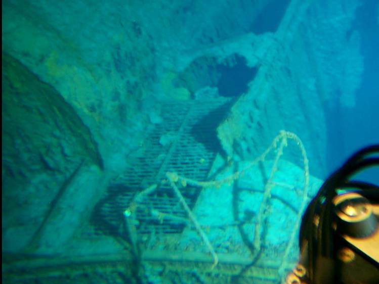  wreck of Titanic, 2.35 miles under the Atlantic Ocean