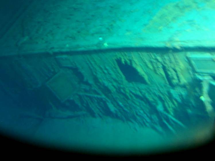  Titanic wreck, 2.35 miles under Atlantic Ocean, 2 September 2000