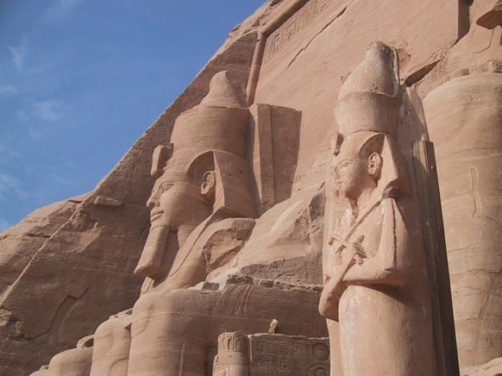 Abu Simbel - Close up Ramses II
