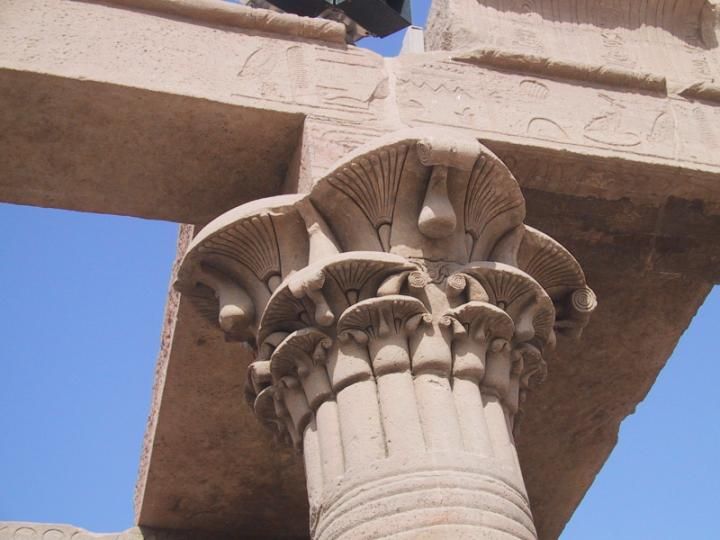 Philae temple - capital