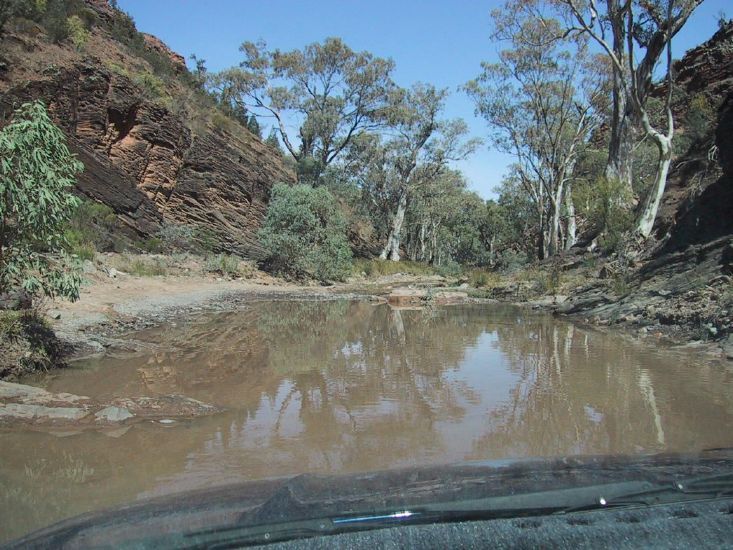 Good to have 4-wheel drive in Flinders Ranges National Park, South Australia