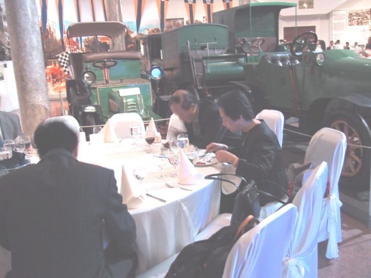 Gala Dinner in Hungarian Transportation Museum, Budapest, 16 Sept. 2003