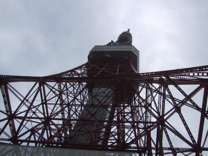 Tokyo Tower -- just a little taller than Mr. Eiffel's