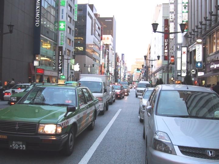 Tokyo Ginza shopping district