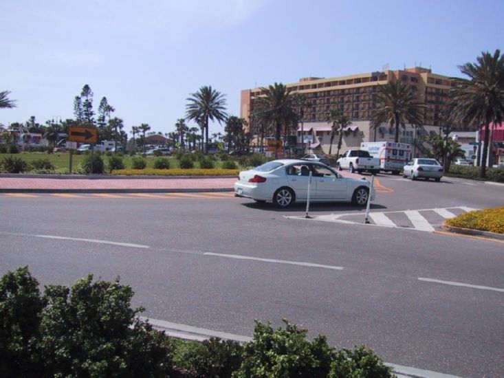 Clearwater Beach roundabout