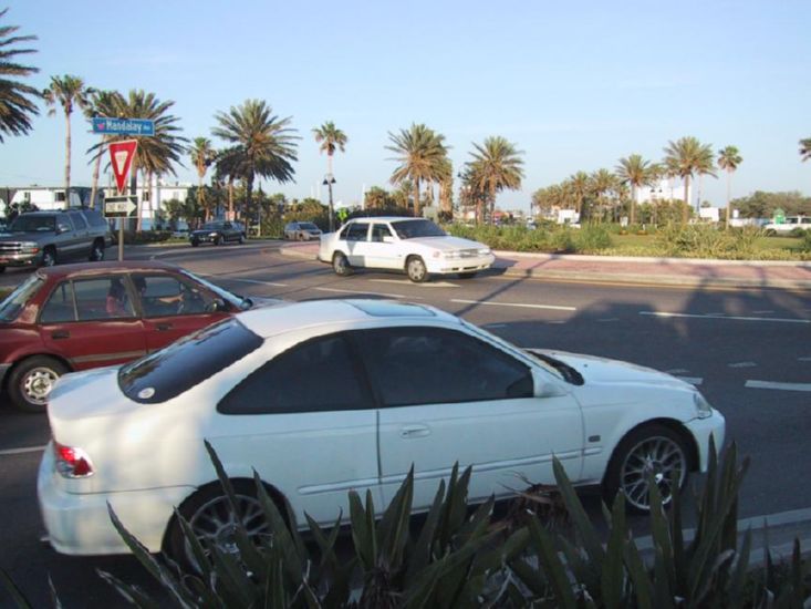 Clearwater Beach roundabout