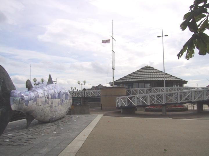 Lagon Lookout and Big Fish -- another new  Belfast landmark