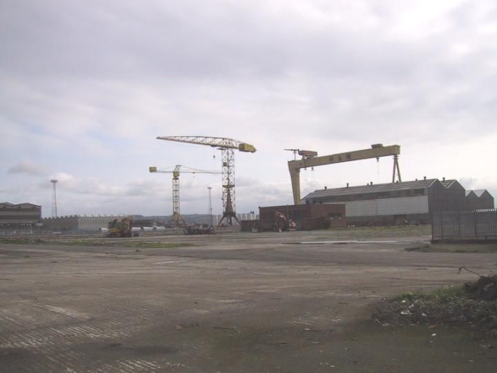 Building on site where Titanic was built