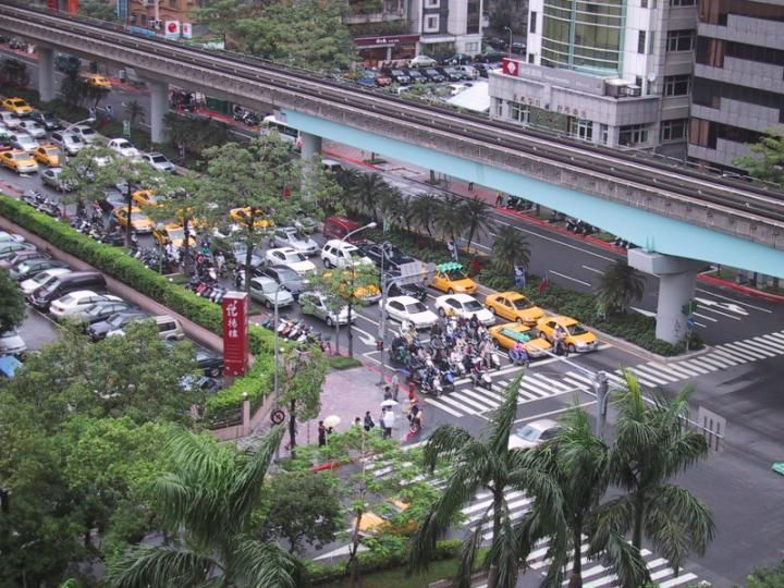 View from Taipei hotel