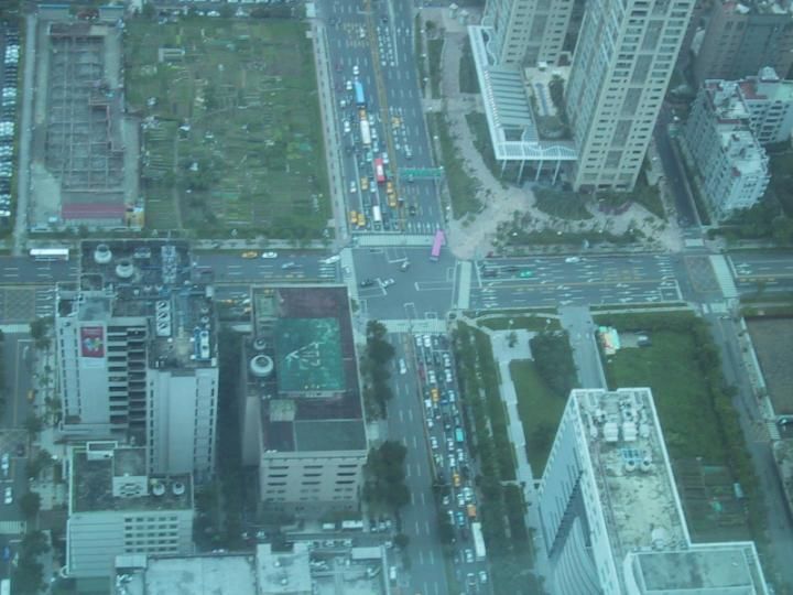 View from 388 m  of Taipei 101 tower