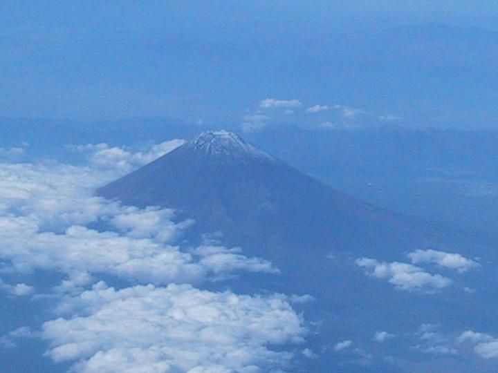 Saw Mount Fuji twice on trip to Formosa -- not once on trip to Japan!