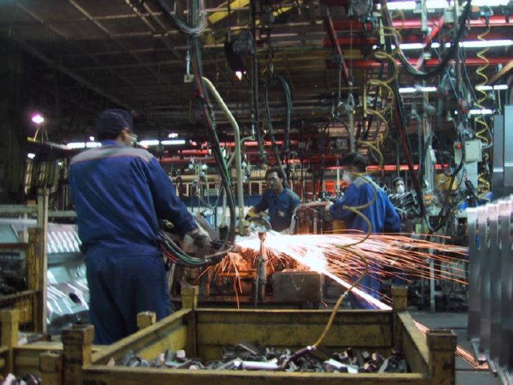 Visited Iran Khodro auto assembly plant -- Makes Peugeot and Samand