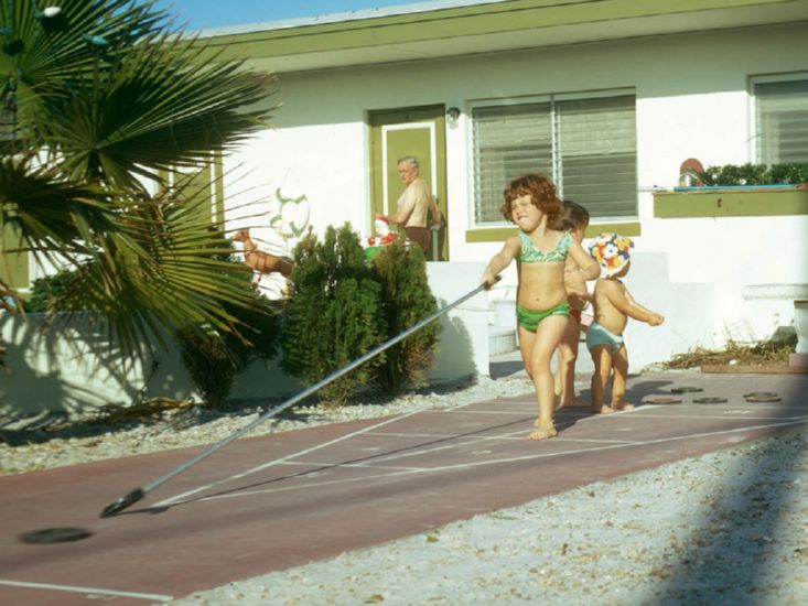  at  motel in Treasure Island, Florida, very early in 1975